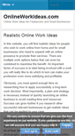 Mobile Screenshot of onlineworkideas.com